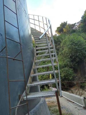 旋转梯制作安装现场