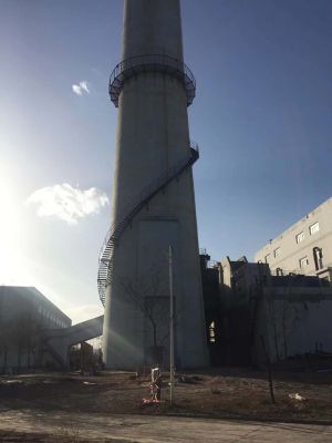 40米旋转梯制作安装