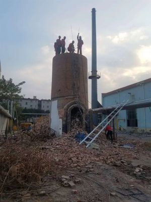 砖烟囱拆除