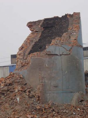 40米砖烟囱拆除